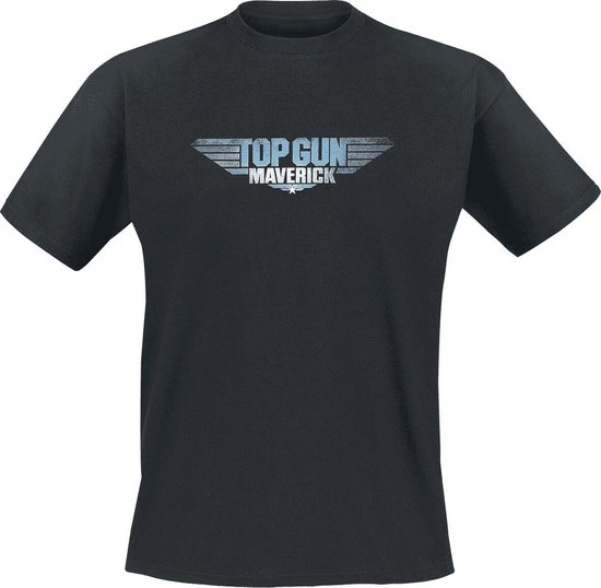 Top Gun: Maverick - Movie Logo Mannen T-Shirt - Zwart - M