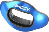 Shock Doctor Shield | kleur Blue Chrome | mondbeschermer, opzetstuk, schild | geschikt voor meerdere sporten | American football