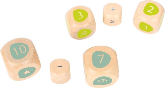 Afbeelding van het spel 6 Rekendobbelsteentjes - Rekenspel