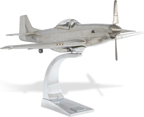 Maquette avion 'WWII Mustang' fait main