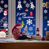 Kerststickers | Kerstdecoratie | Kerstversiering | Raamstickers | Sfeerstickers | Kerst | 6 vellen | Dubbelzijdig | Herbruikbaar