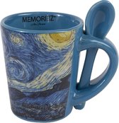 Memoriez Espresso Mok Van Gogh Sterrennacht - Set van 2