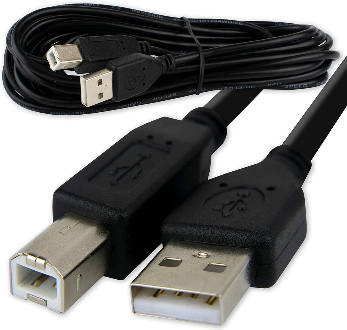 Hi speed usb 2 0 printer scanner aansluitkabel 1 8 mtr a male