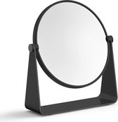 Zack make-up spiegel Tarvis Zwart rvs - 3x vergrotend - staand - 40404