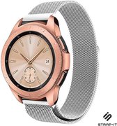 Milanees Smartwatch bandje - Geschikt voor  Samsung Galaxy Watch Milanese band 41mm / 42mm - zilver - Strap-it Horlogeband / Polsband / Armband