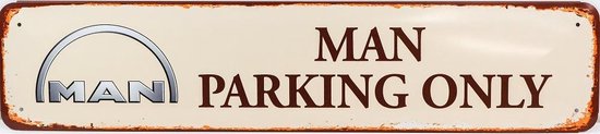 Wandbord - MAN Parking Only
