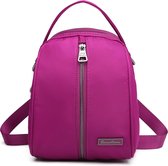 21KBarcelona  Rugtasje - Schoudertas - Handtas - Dames - Small - 5L- (2118) Fuchsia
