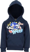 Sonic the Hedgehog sweater donkerblauw maat 116 / 6 jaar