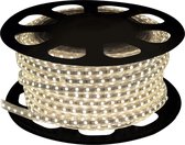 Neutraal Wit LED Strip - IP65 - 25 Meter - 220V - inkortbaar