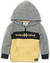 Koko Noko jongens sweater geel/grijs Maat: 74