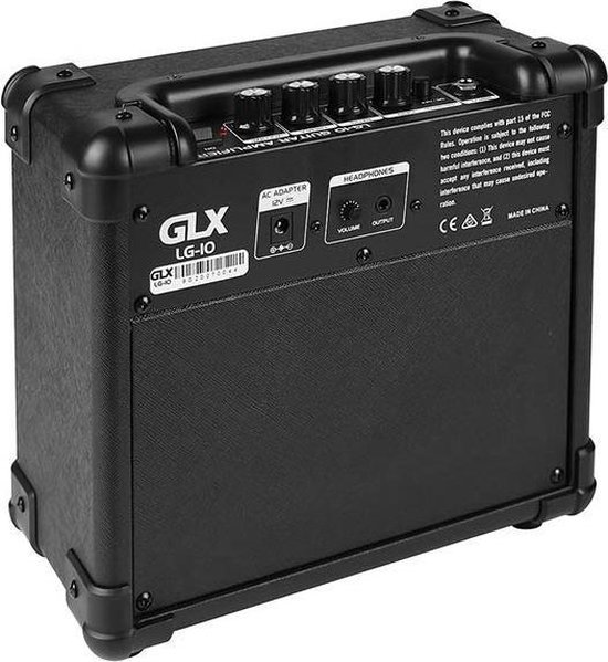 Kan niet Ruwe olie hoogtepunt GLX Gitaar Versterker Met Overdrive Functie En EQ | 10 Watt | bol.com