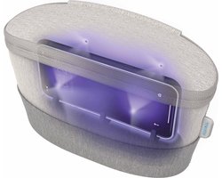 HoMedics draagbare UV ontsmetter voor smartphone - UV licht - grijs