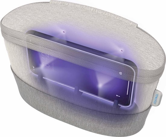 comfortabel Stratford on Avon worm HoMedics draagbare UV ontsmetter voor smartphone - UV licht - grijs |  bol.com
