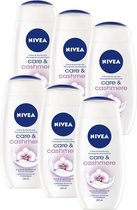 NIVEA Care & Cashmere - 6 x 250 ml - Voordeelverpakking - Douchecrème