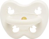 HEVEA speen orthodontisch|3-36mnd|Snow white|100% Natuurrubber