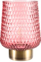 Pauleen Rose Glamour tafellamp E27 LED Geelkoper, Roze