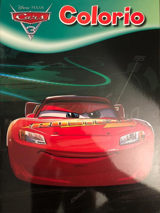 kleurboek disney cars 3 met mooie zwart wit kleurplaten 2 kanten