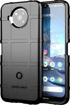 Nokia 8.3 Hoesje Shock Proof Rugged Shield Back Cover Zwart