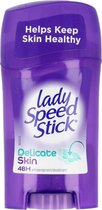 Lady Speed Stick Delicate Skin Deodorant Stick - Anti Transpirant Deo Stick met 48H Zweet Bescherming en Anti Witte Strepen - Deodorant Vrouw