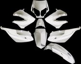 Plaatset Derbi Senda DRD/ Xtreme/ X-race tot bj. 2010 8 delig wit