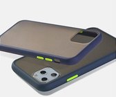 ✅ 2 in 1  Matte Telefoon Case voor iPhone 11/  PLUS SCHREENPROTECTOR  / Clear Hard Case Schokbestendig Transparant Hard Case voor iPhone 11 Armor Cover in OPP Bag Paars NERGENS GOEDKOPER  BY 