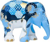 Patchie Indigo 20 cm Elephant Parade Handgemaakt Olifantenstandbeeld