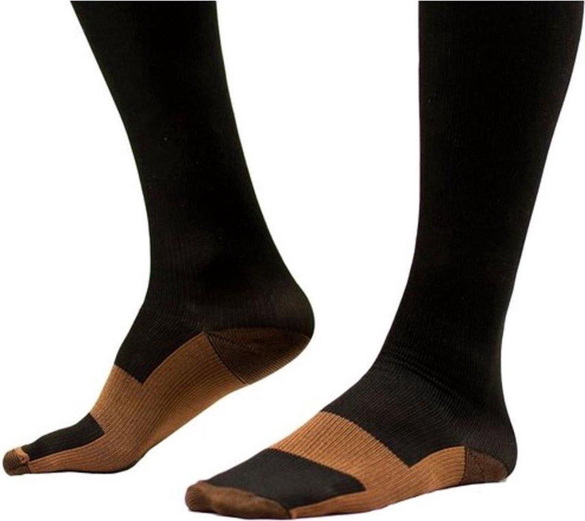 LOUZIR  Running sport compressie sokken - Kniesokken - 39-42-  Unisex