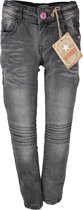 Bikerjeans grijs DJ Dutchjeans maat 152