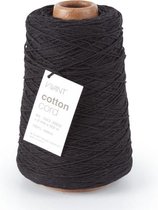 Cotton Cord/ Katoen touw 500 meter zwart