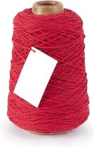 Cotton Cord/ Katoen touw 500 meter rood
