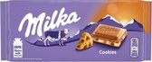 Milka Chocoladetablet - Melkchocolade - Cookies - 24 x 100 gram
