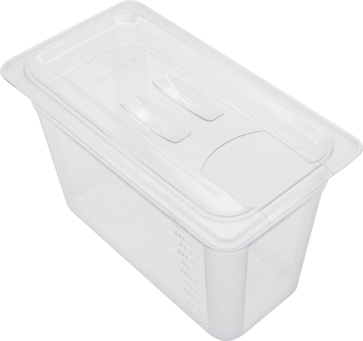 Ziva Small sous-vide waterbak 7 liter (Polycarbonaat) + deksel met uitsparing voor sous-vide sticks - Ziva