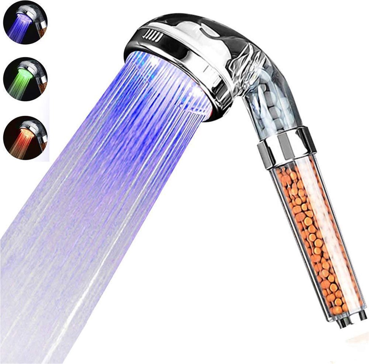 Douche LED - 7 couleurs différentes - 30% d'économie d'eau - Pommeau de  douche... | bol.com