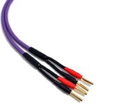 Melodika MDSC2520 - Luidsprekerkabel Banaanstekker OFC - 2x1,5mm 2m - Purple Rain