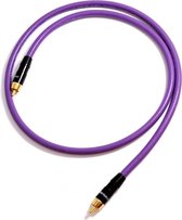 Melodika MDCX10 - Digitale RCA kabel met een coaxiale connectie - 1 Meter - Paars