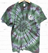 Colourful Waves - Forest | Tie-Dye T-Shirt - Maat M