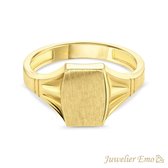 Juwelier Emo - Bague enfant en or 14 carats pour garçons - ENFANT - LOOK  MAT - TAILLE 14.50