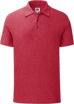 Fruit Of The Loom Heren Iconisch Piqué Poloshirt (Heather Rood)