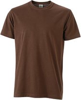 Fusible Systems - Heren James and Nicholson Workwear T-Shirt (Bruin)