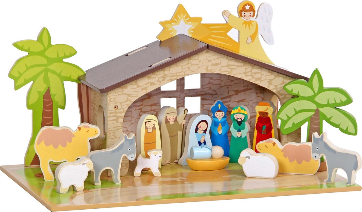 Mentari Kerststal met Onderplaat