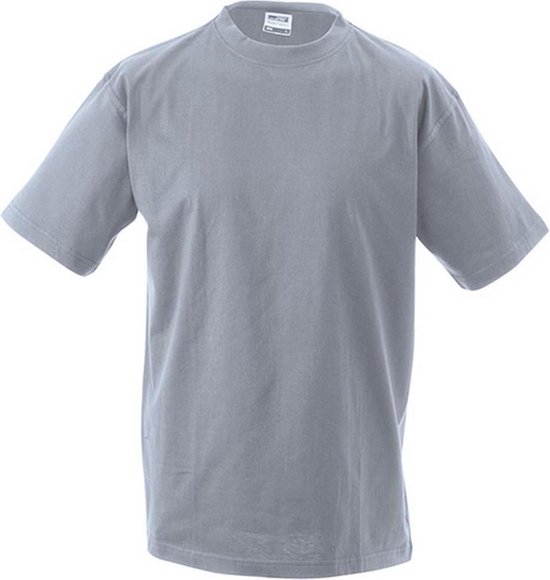 James and Nicholson - Heren Workwear T-Shirt (Grijs)