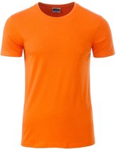 James and Nicholson - Heren Standaard T-Shirt (Oranje)
