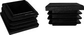 Set van 32 plastic stoelpootdoppen (intern, vierkant, 40-49-50, zwart) [I-SQ-50x50-B] [WD1599997923]