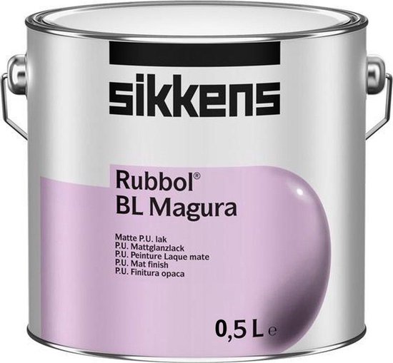 Sikkens Rubbol BL Magura matte P.U lak / wit / / 500 ml | bol