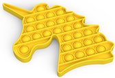 ColourFam Fidget Toy Pop it | Gele Unicorn | Stress Verlagend | Fidget Popper | Fidget Speelgoed | Fidget Toys Pop it Tiktok | Fidget Pad