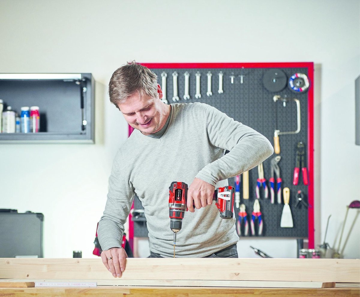 Einhell Professional Perceuse Visseuse à percussion sans fil TP-CD 18/50 Li-i BL Power X-Change