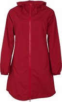 Vesterhav Rainjacket Dark Red (red zipper) van Danefae XL