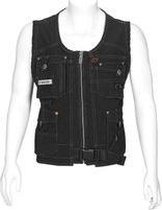 T'RIFFIC® STORM Werkgilet Canvas washed 100% katoen Zwart size 3XL