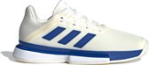 adidas adidas SoleMatch Bounce Sportschoenen - Maat 42 2/3 - Mannen - wit/blauw