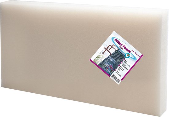 Velda VT filter foam 100 x 50 x 2 cm wit